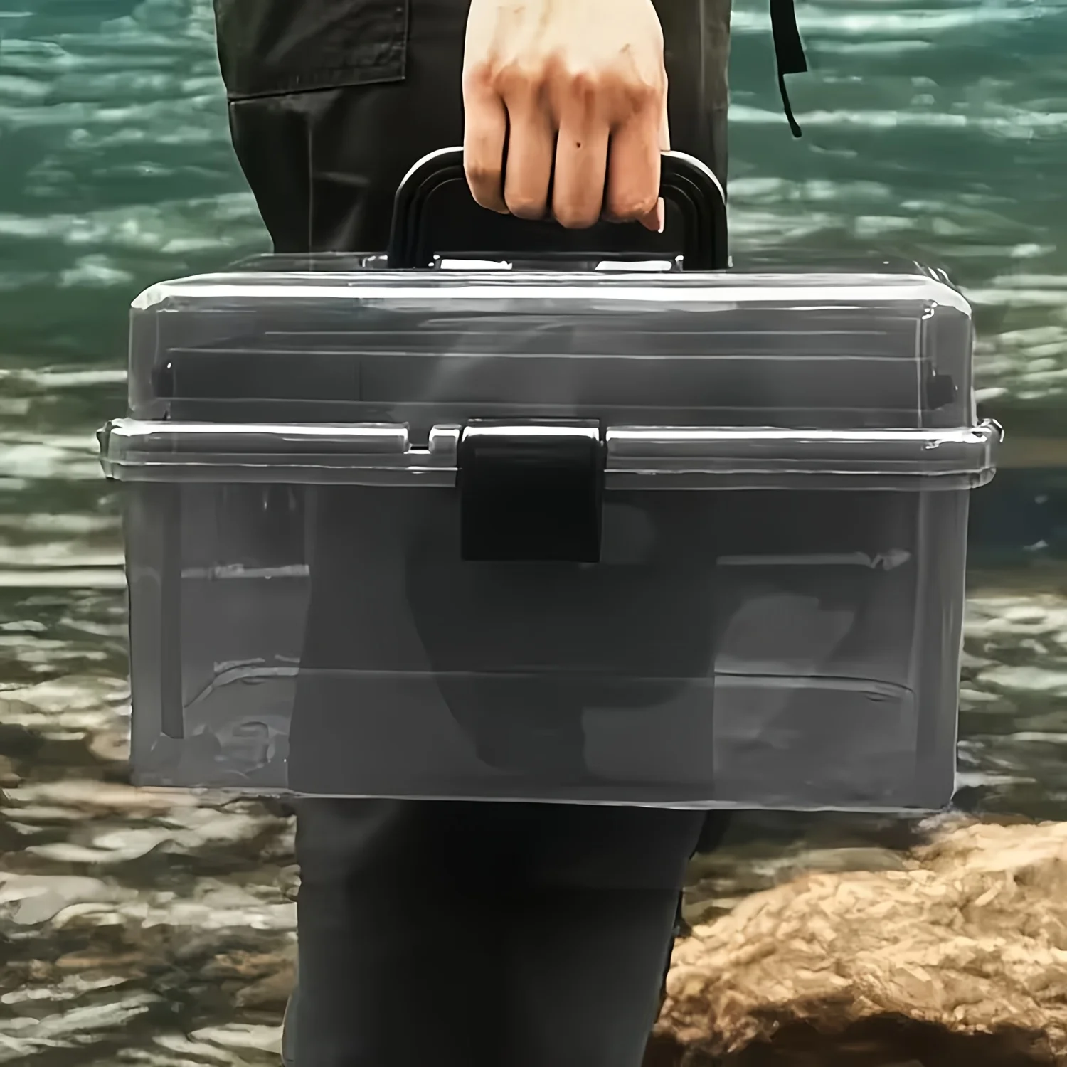 Caja de Pesca Resistente de PE - Fishing Kayak Crate reseña y precio