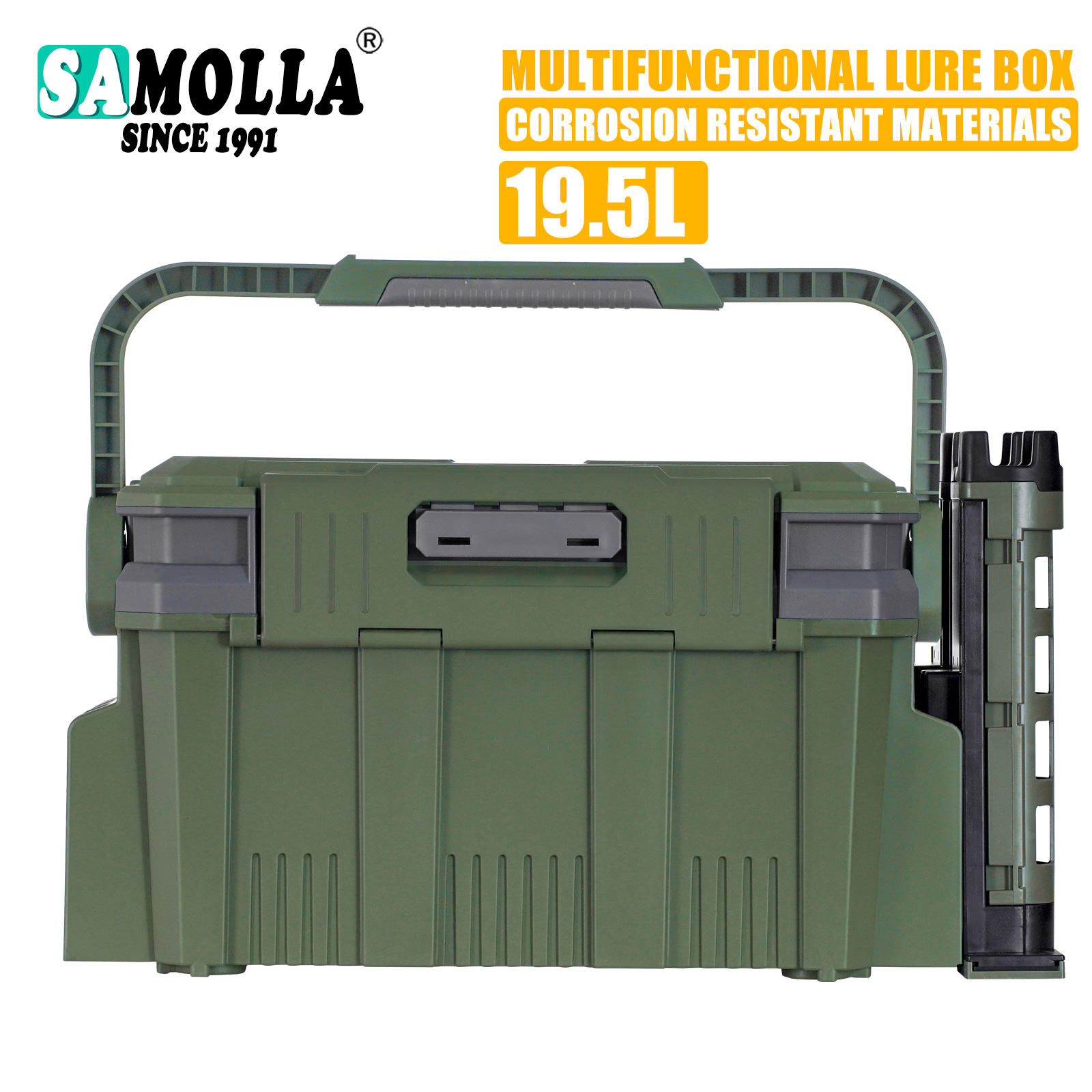Juego de caja de pesca grande, - Fishing Kayak Crate reseña y precio